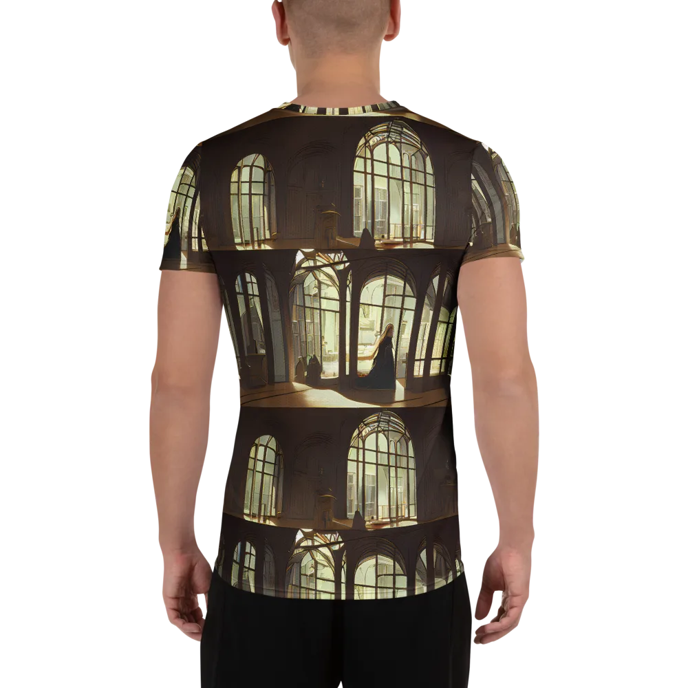 Dutch Perspective on Men's Athletic T-Shirt — Back