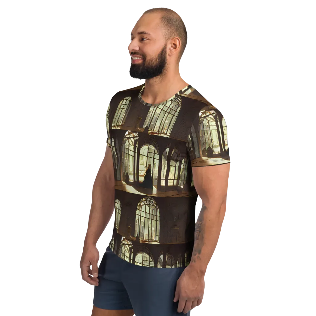 Dutch Perspective on Men's Athletic T-Shirt — Left