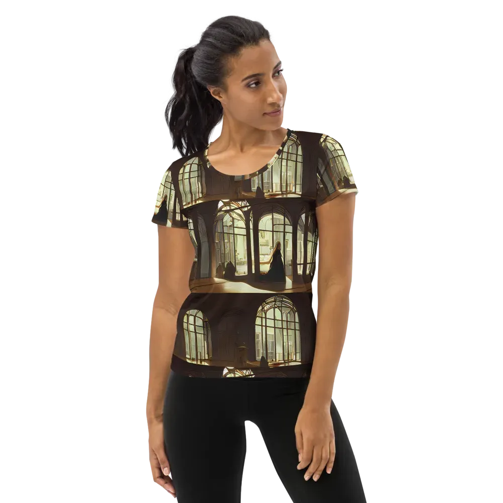 Dutch Perspective on Women's Athletic T-Shirt — Front