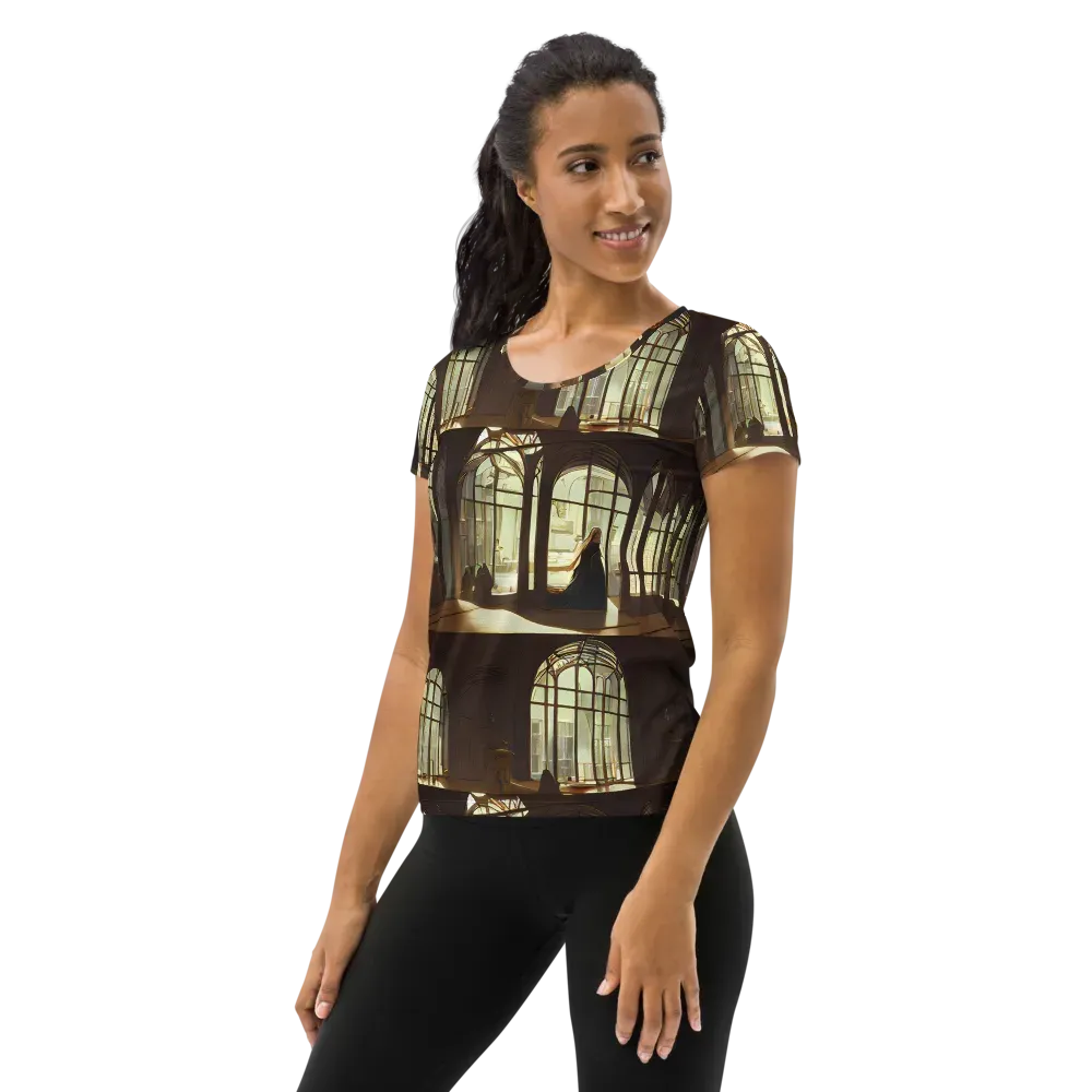 Dutch Perspective on Women's Athletic T-Shirt — Left