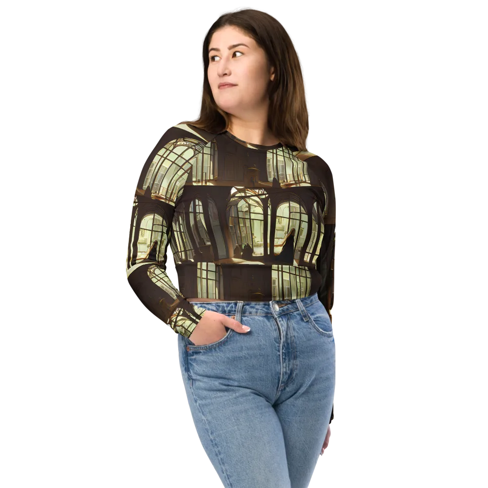 Dutch Perspective on Long Sleeve Crop Top — Front