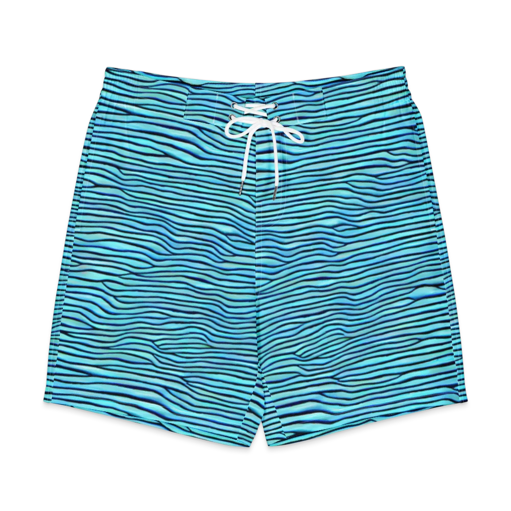 Aqua Drift on Men's Board Shorts — Front