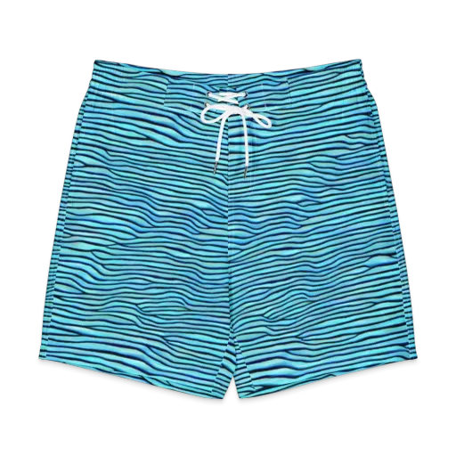 Aqua Drift on a Men's Board Shorts