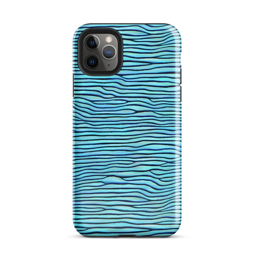 Aqua Drift on Tough Case for iPhone® — Front