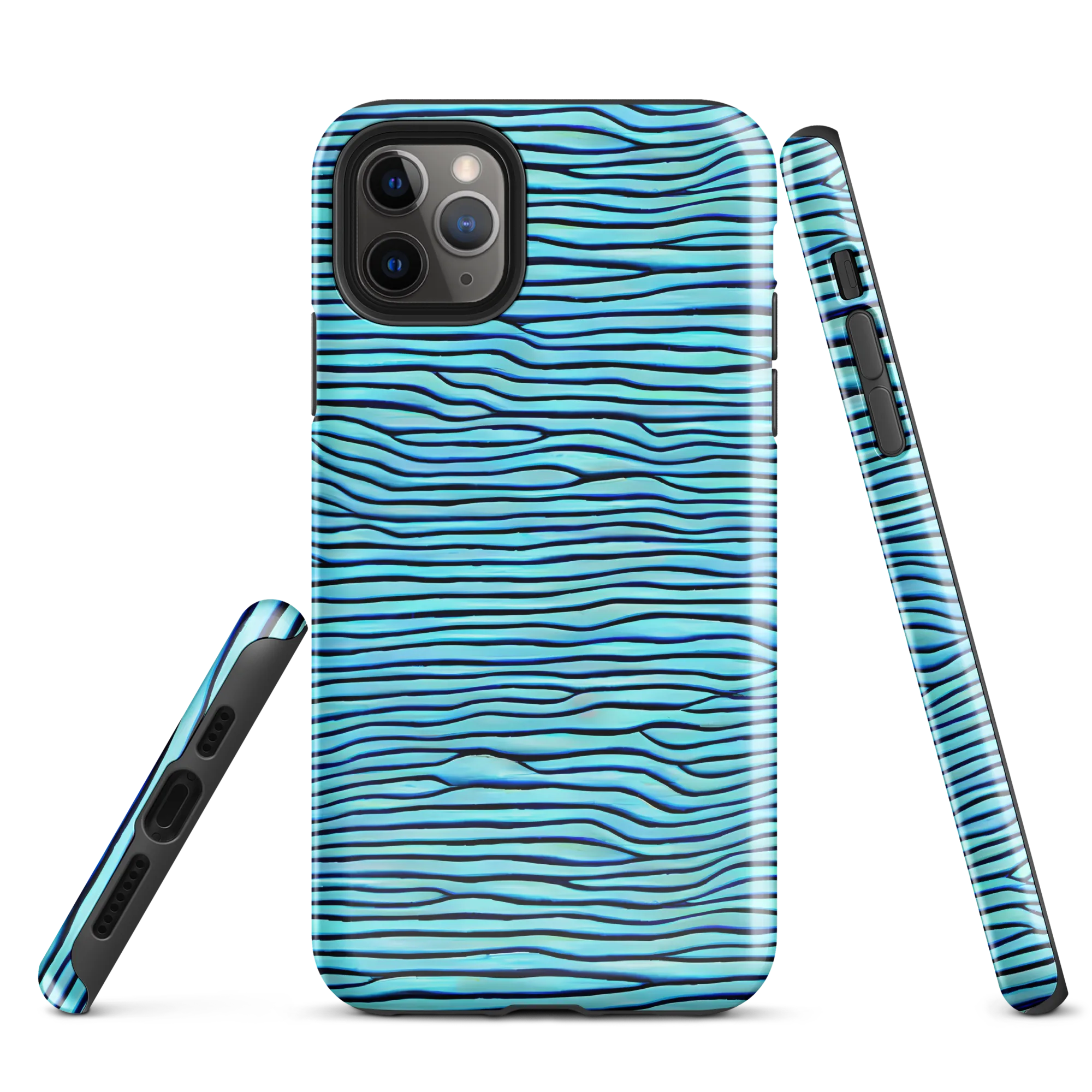 Aqua Drift on Tough Case for iPhone® — Front