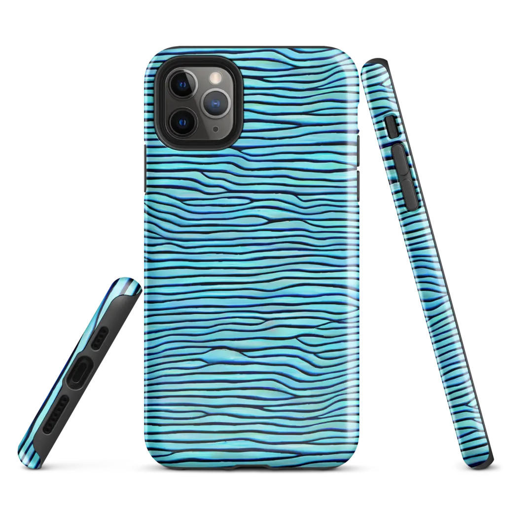 Aqua Drift on Tough Case for iPhone® — Front
