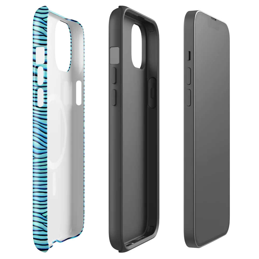 Aqua Drift on MagSafe Tough Case for iPhone® — Front