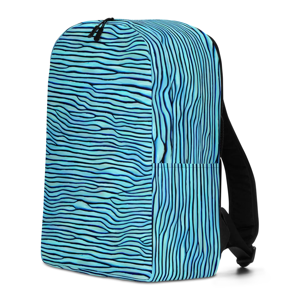 Aqua Drift on Minimalist Backpack — Left