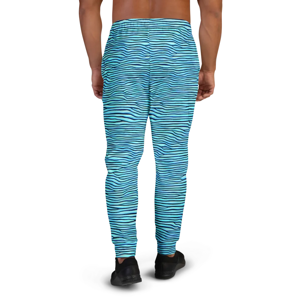 Aqua Drift on Men's Joggers — Back