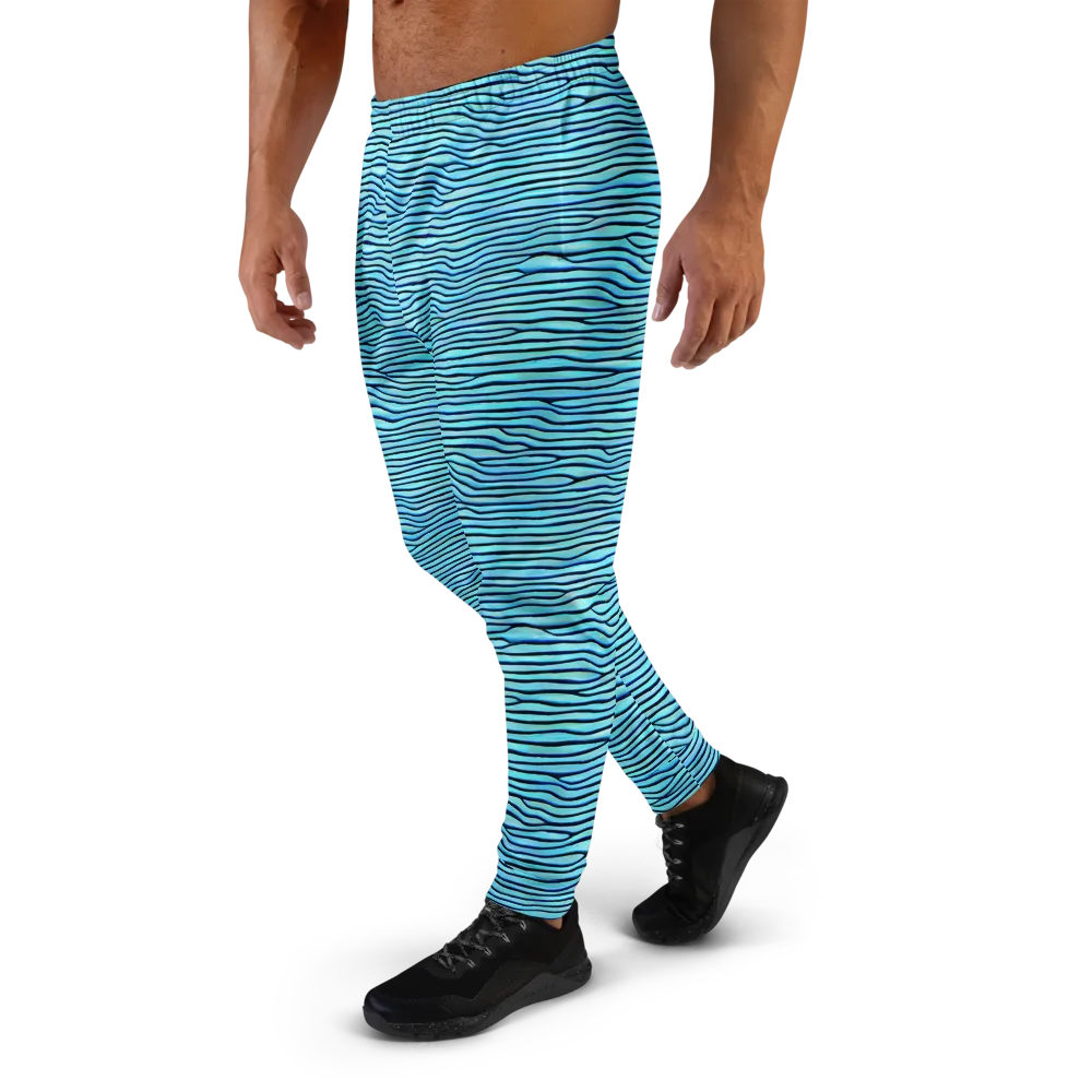 Aqua Drift on Men's Joggers — Left