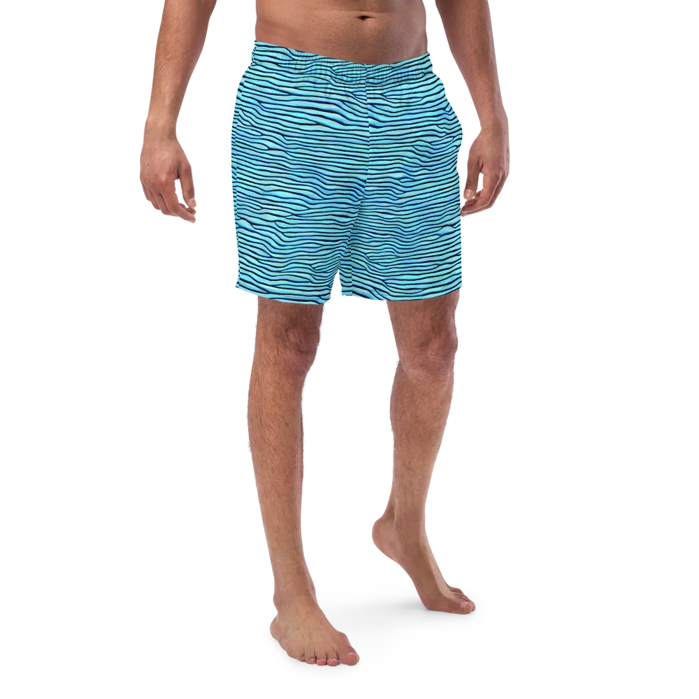 Aqua Drift on Swim Trunks — Front