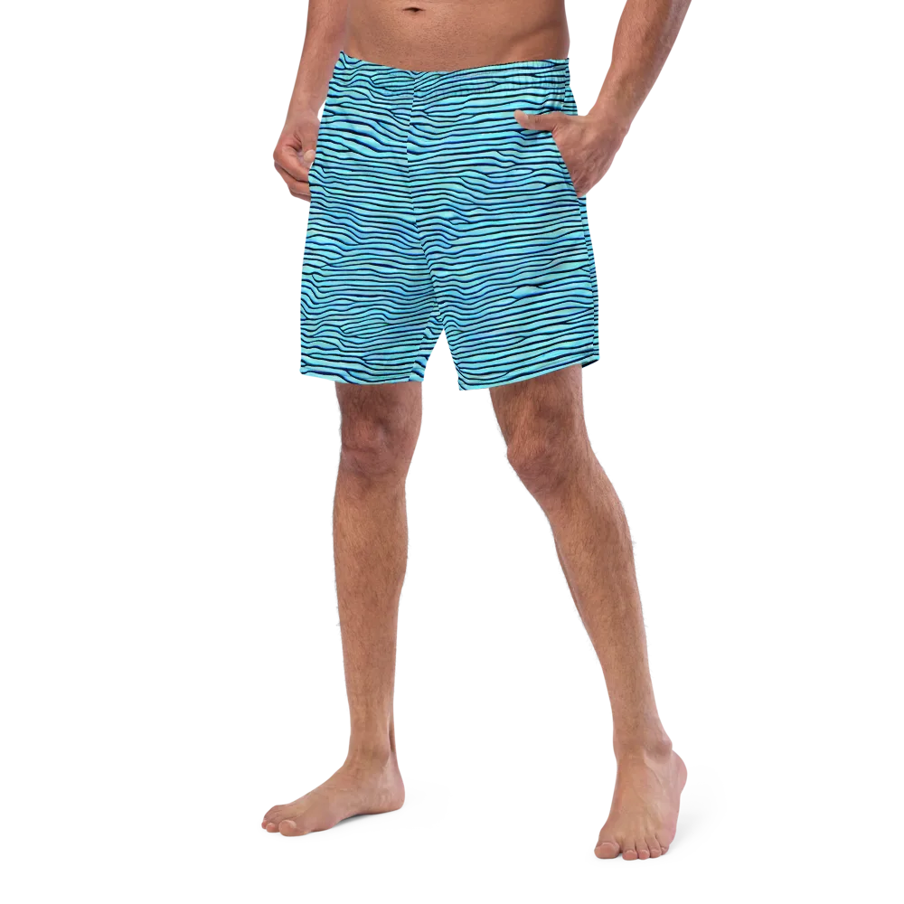 Aqua Drift on Swim Trunks — Left Front