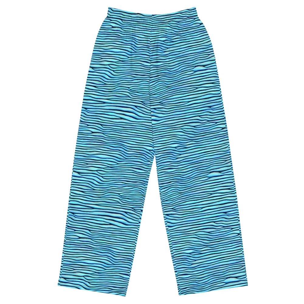 Aqua Drift on Wide-Leg Pants — Front