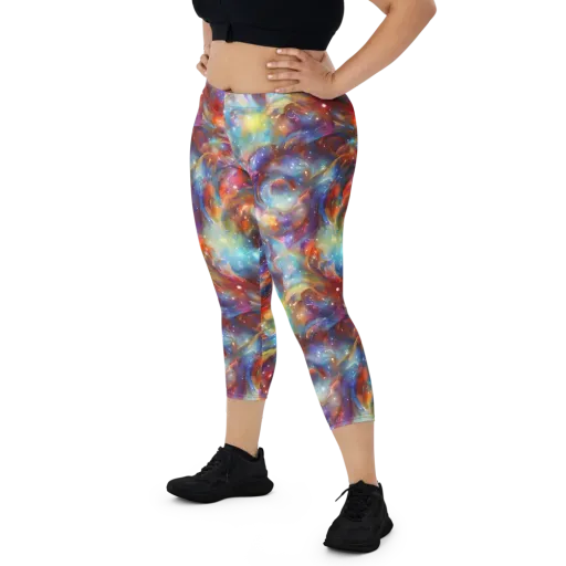 Esao's Eddies on a Capri Leggings