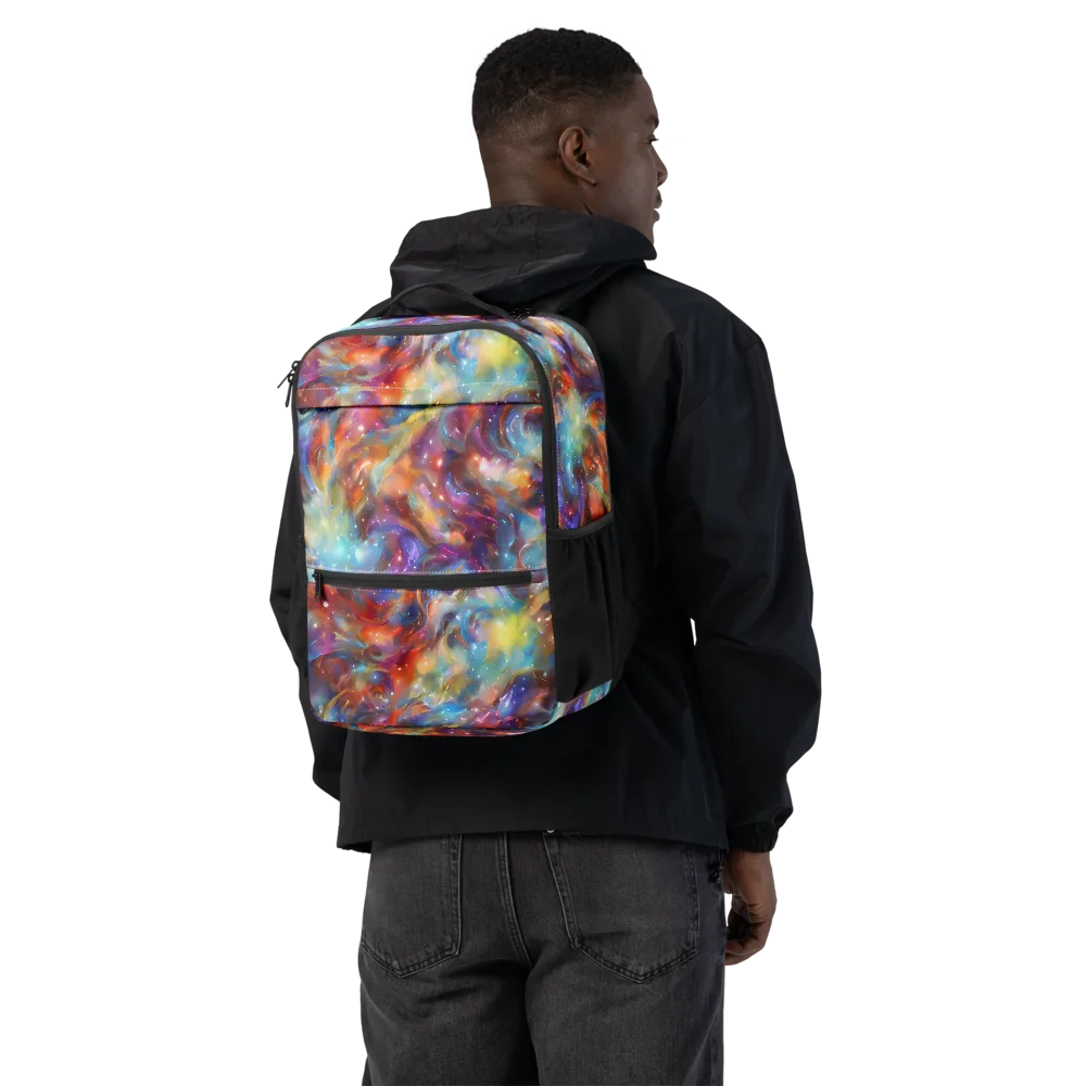 Esao's Eddies on Utility Backpack — Back