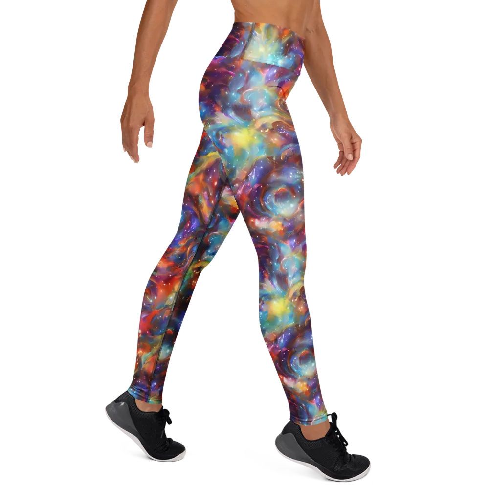 Esao's Eddies on Yoga Leggings — Right