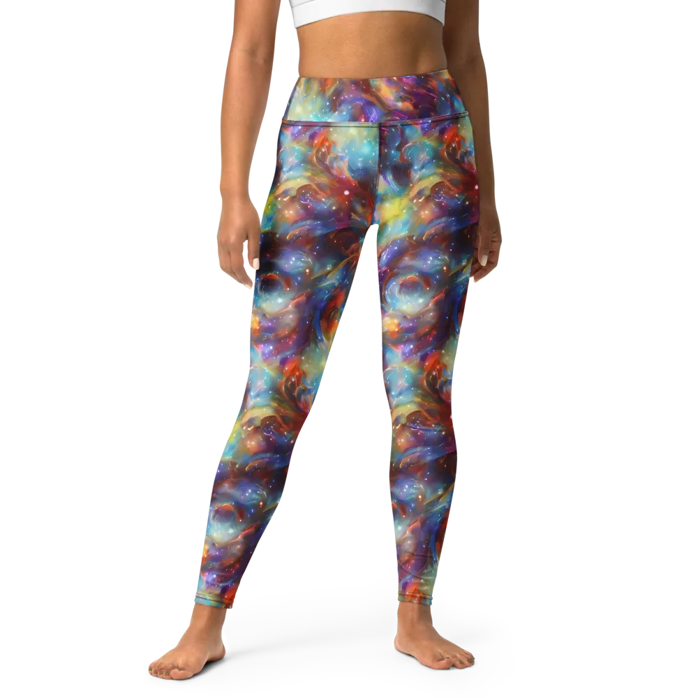 Esao's Eddies on Yoga Leggings — Front