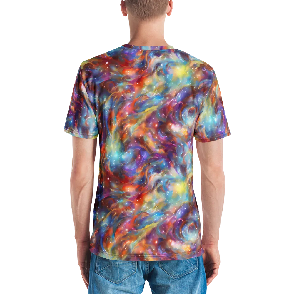 Esao's Eddies on Men's Crew Neck T-Shirt — Back