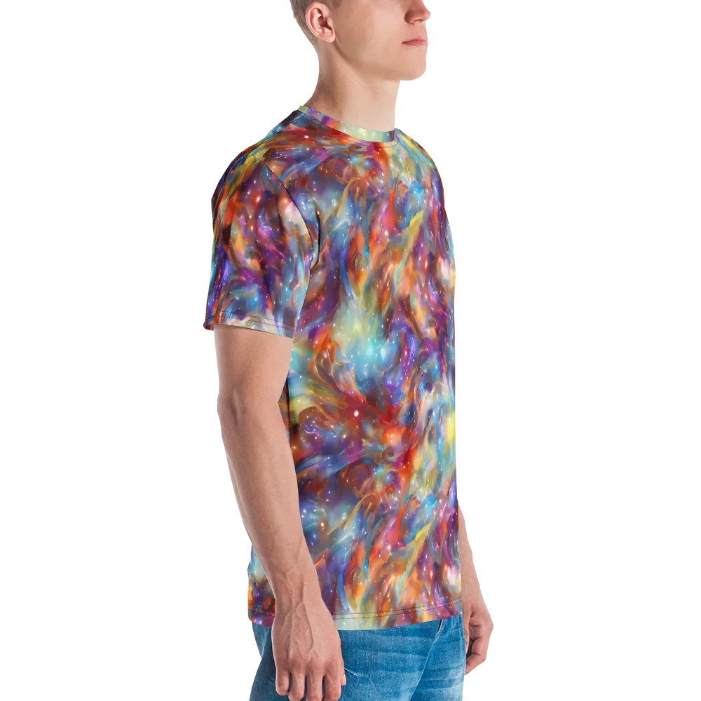Esao's Eddies on Men's Crew Neck T-Shirt — Right