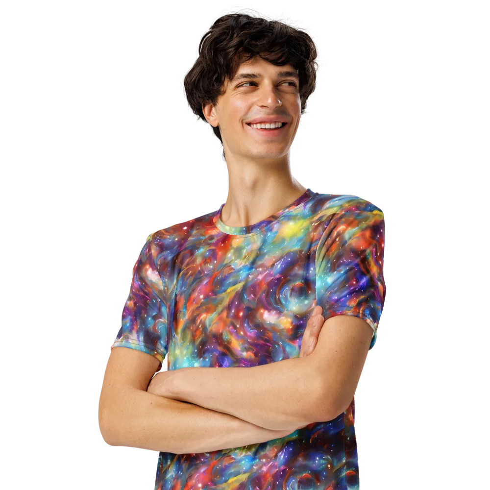 Esao's Eddies on Men's Crew Neck T-Shirt — Left Front
