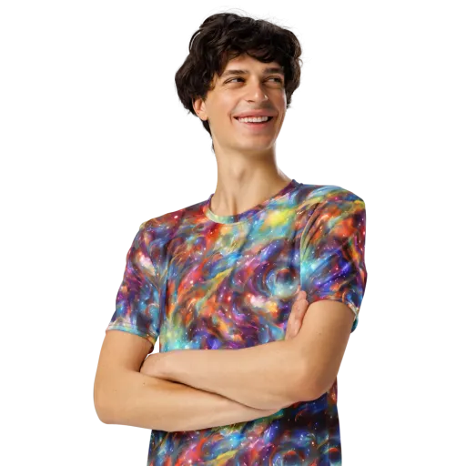 Esao's Eddies on a Men's Crew Neck T-Shirt