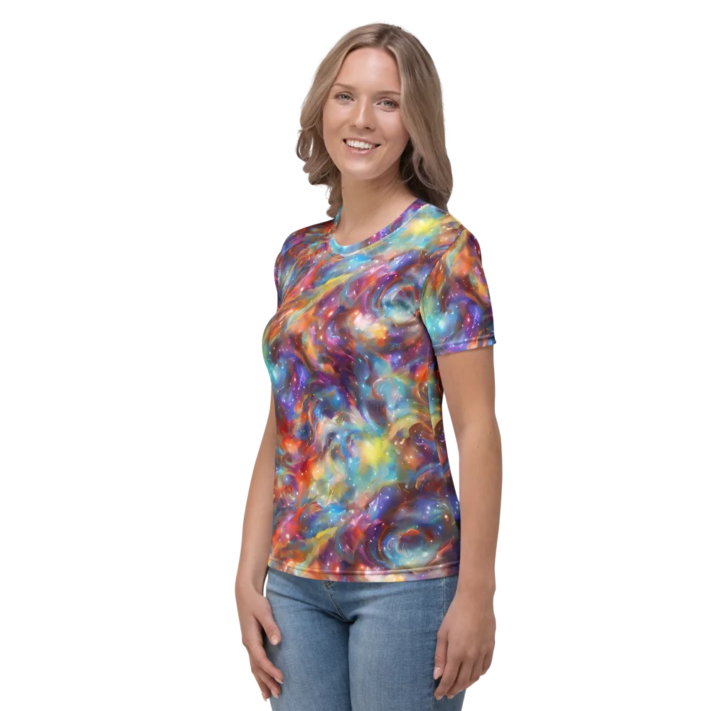 Esao's Eddies on Women's Crew Neck T-Shirt — Left