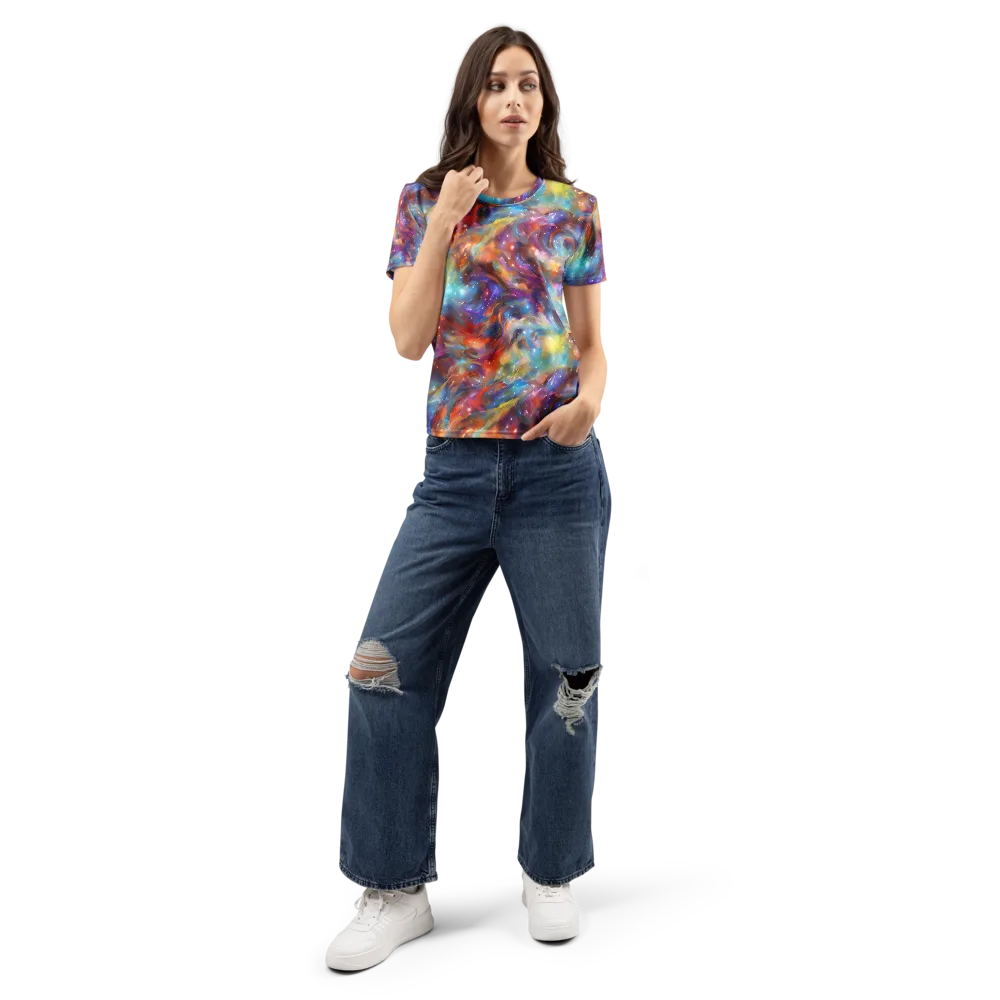 Esao's Eddies on Women's Crew Neck T-Shirt — Front