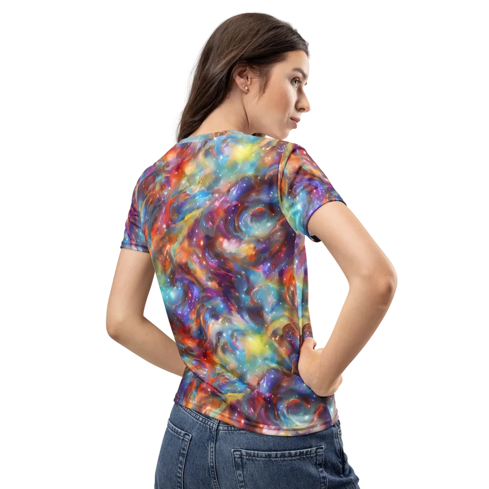 Esao's Eddies on Women's Crew Neck T-Shirt — Back