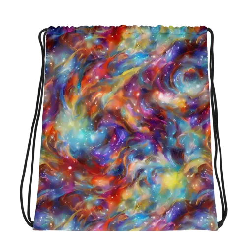 Esao's Eddies on a Drawstring Bag