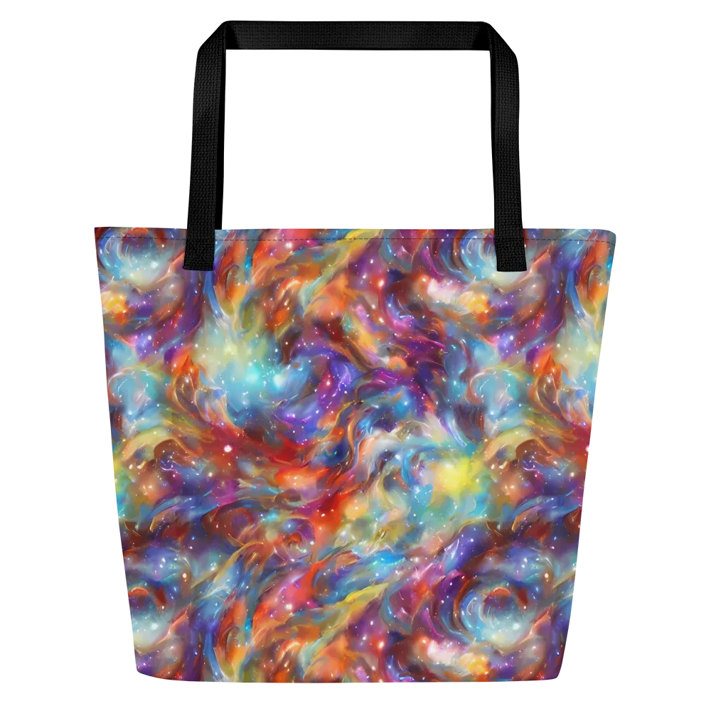 Esao's Eddies on Large Tote Bag W/ Pocket — Front
