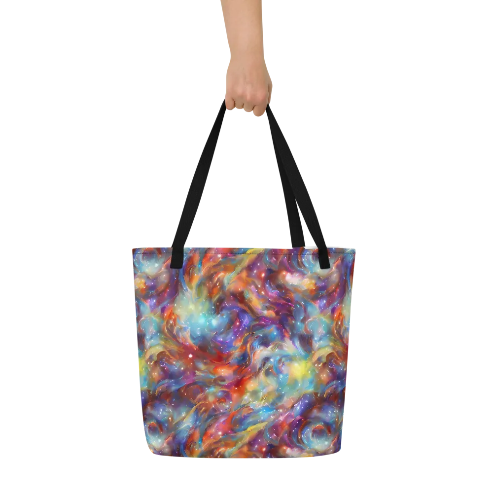 Esao's Eddies on Large Tote Bag W/ Pocket — Front