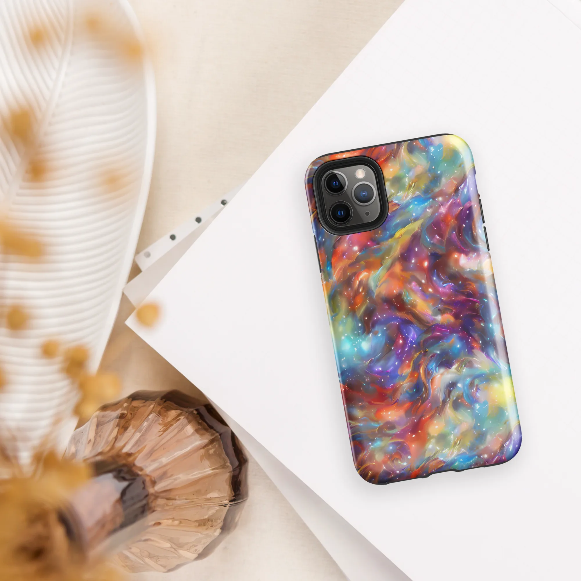 Esao's Eddies on Tough Case for iPhone® — Front