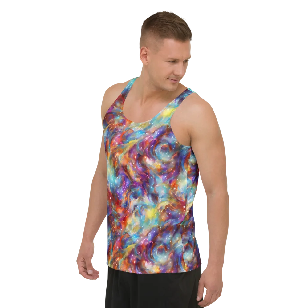 Esao's Eddies on Men's Tank Top — Left Front