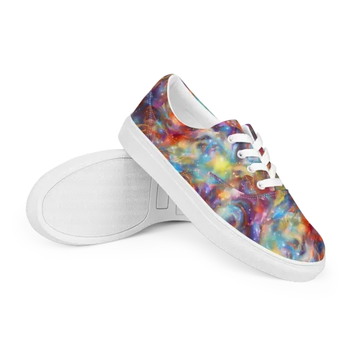 Esao's Eddies on a Men's Lace-Up Canvas Shoes