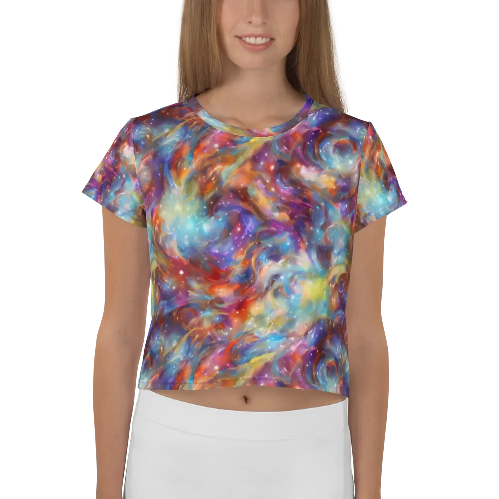Esao's Eddies on Crop Tee — Front