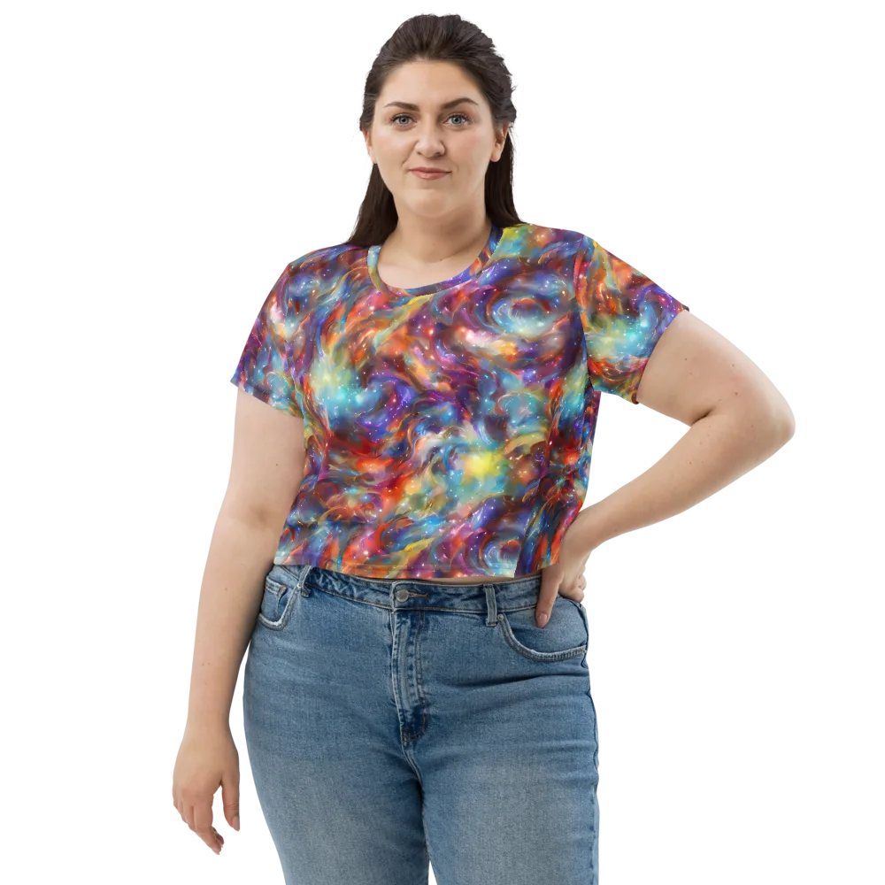 Esao's Eddies on Crop Tee — Front