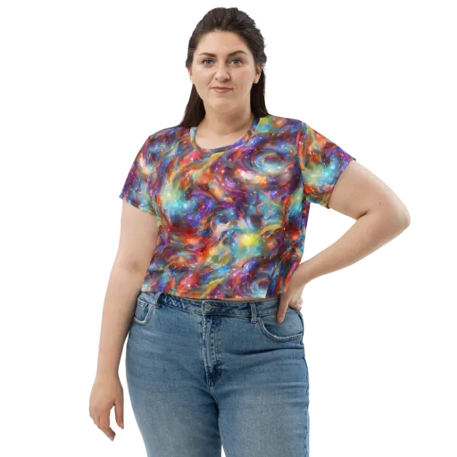Esao's Eddies on a Crop Tee