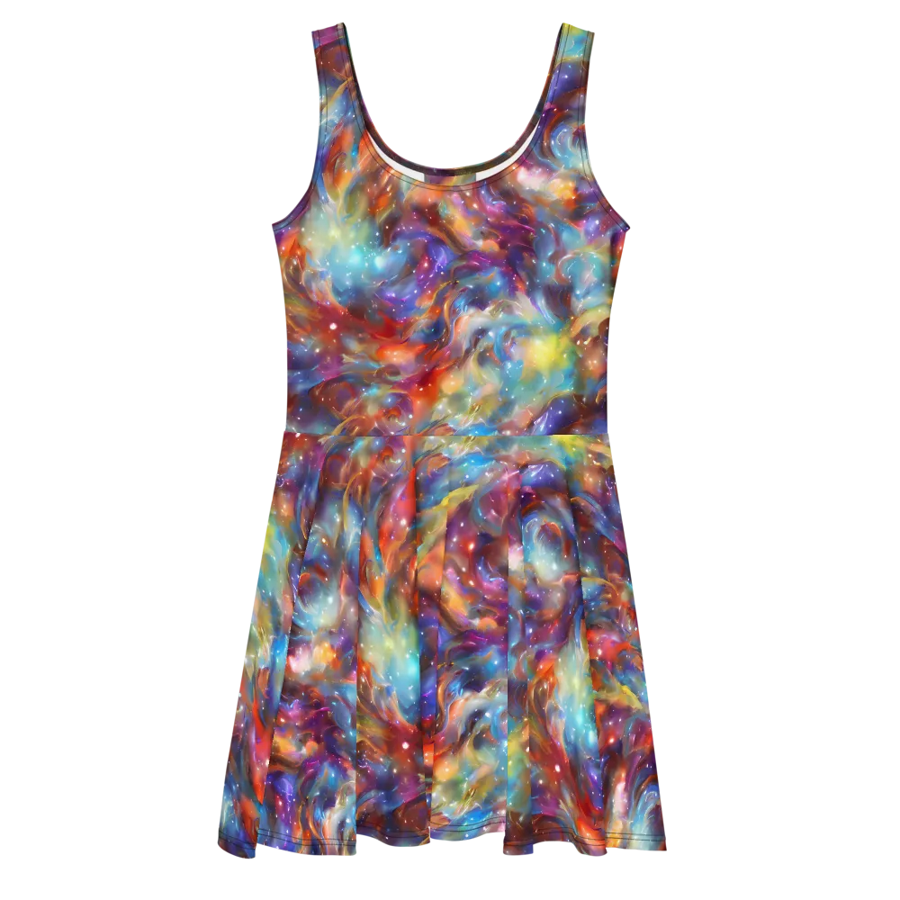 Esao's Eddies on Skater Dress — Front