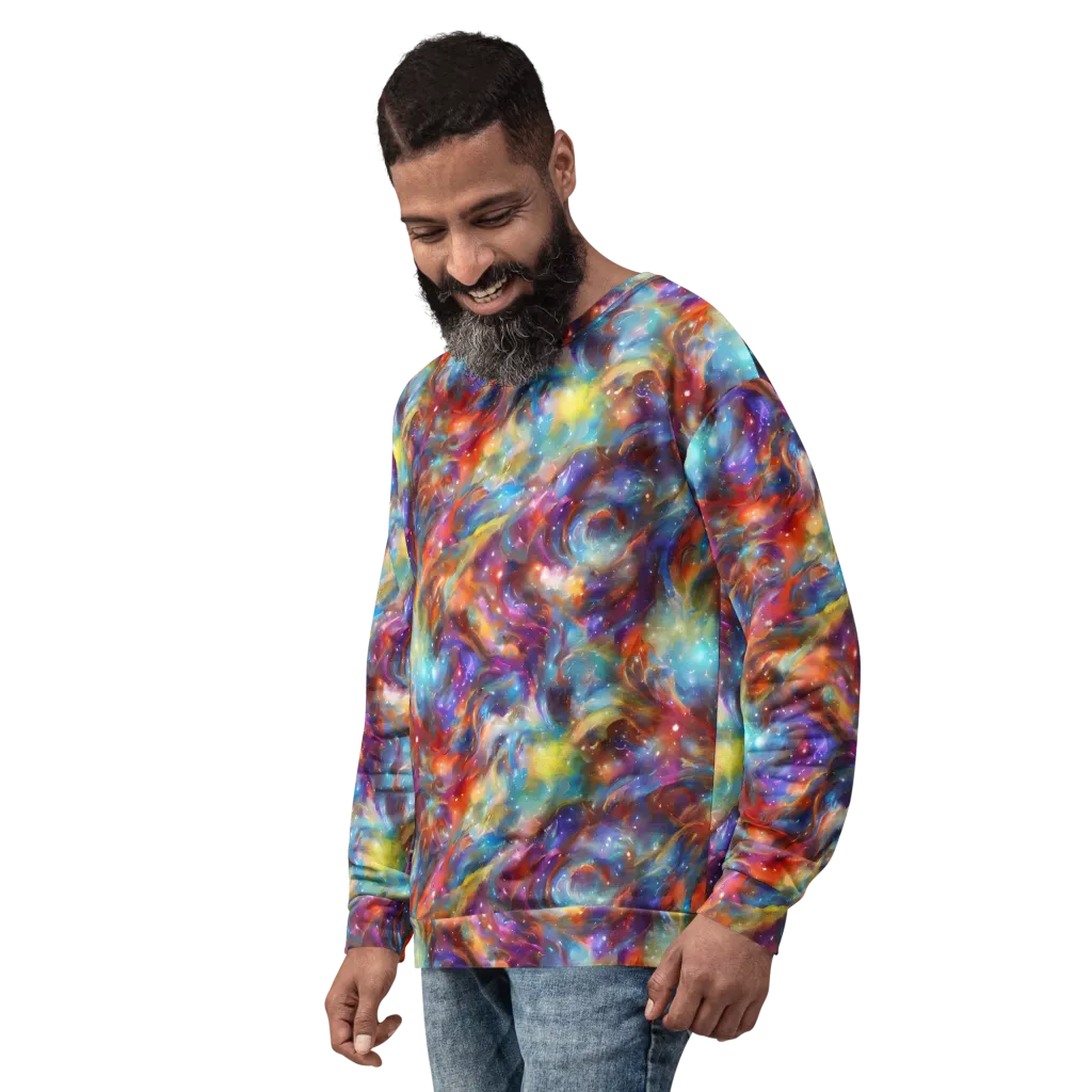 Esao's Eddies on Sweatshirt — Left Front