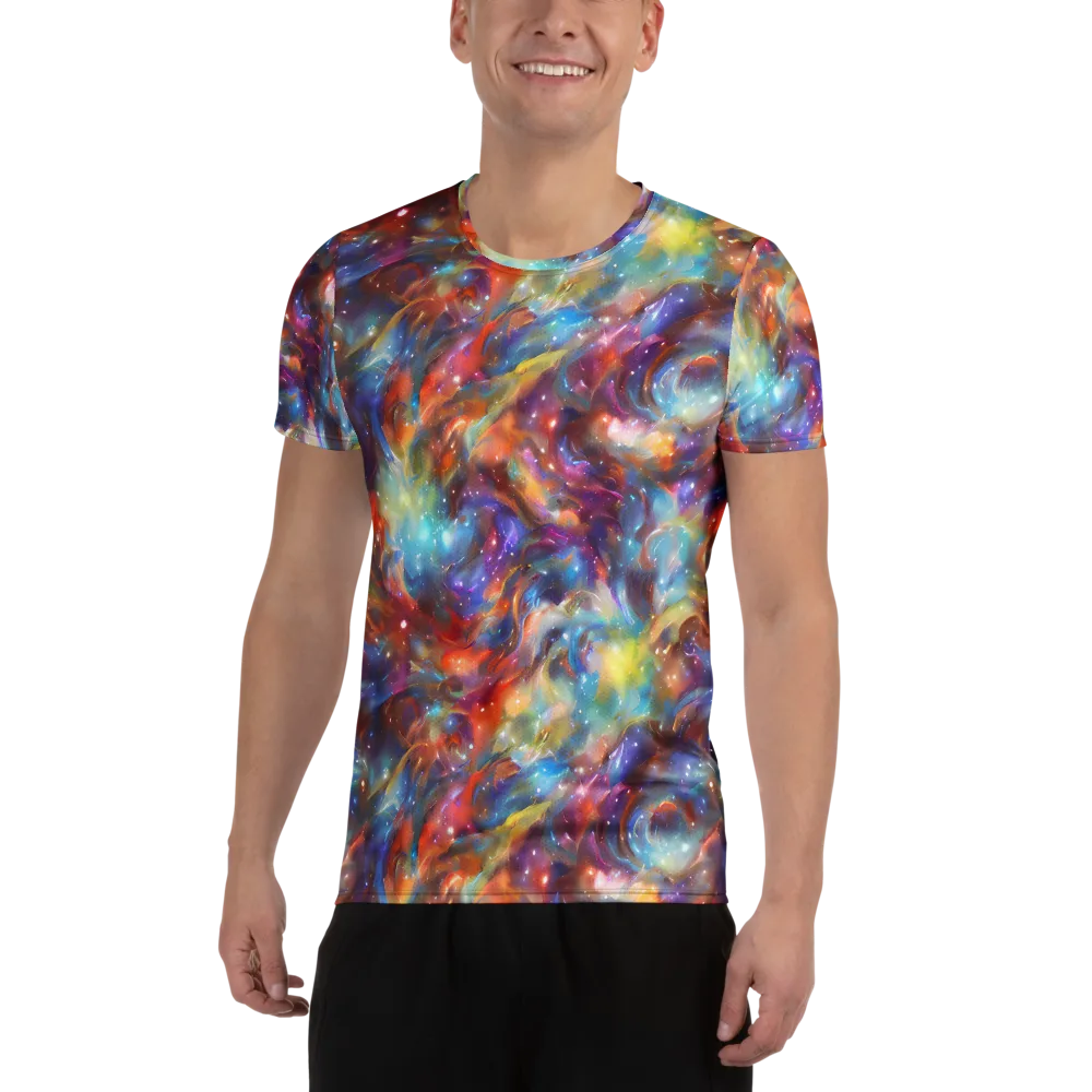 Esao's Eddies on Men's Athletic T-Shirt — Front