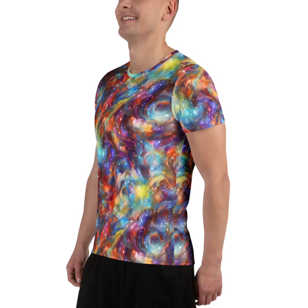 Esao's Eddies on Men's Athletic T-Shirt — Left
