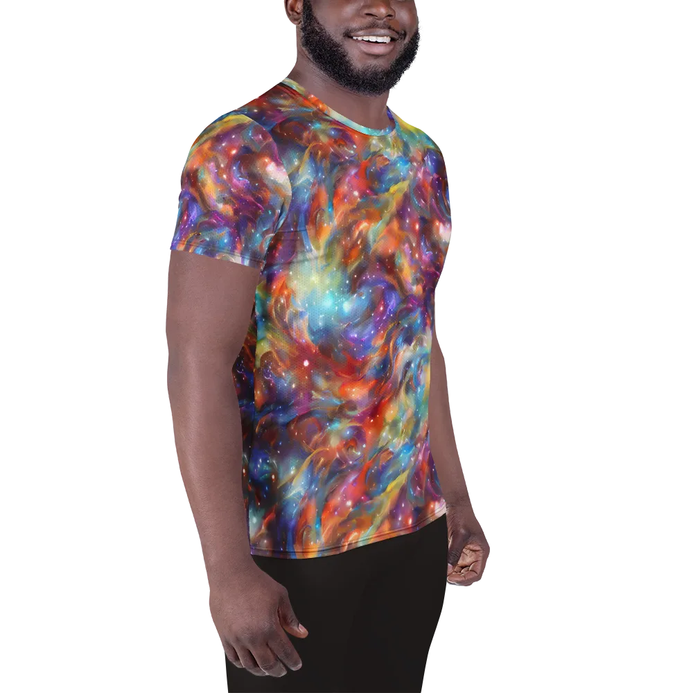 Esao's Eddies on Men's Athletic T-Shirt — Right