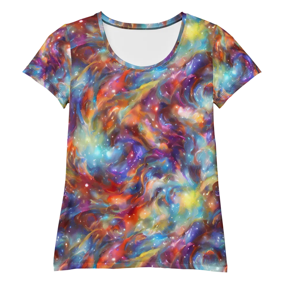 Esao's Eddies on Women's Athletic T-Shirt — Front