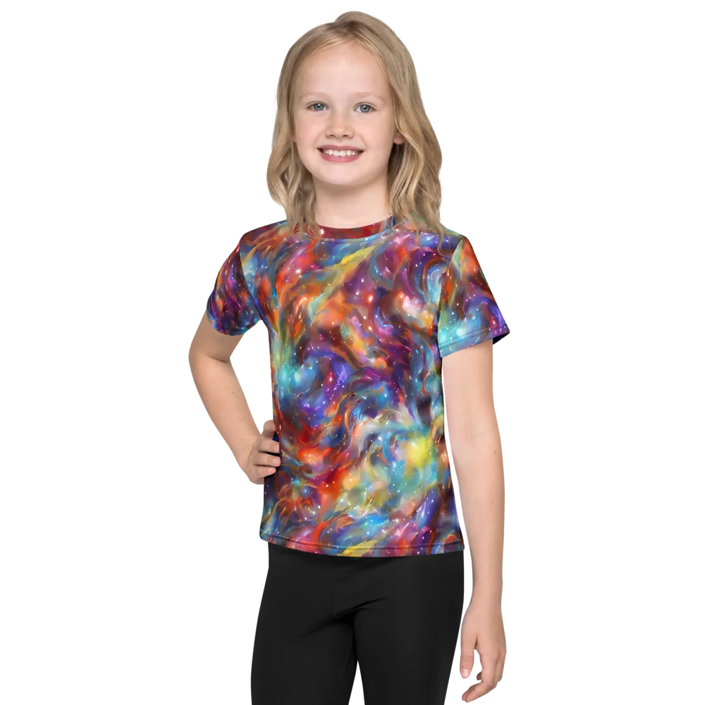 Esao's Eddies on Kids Crew Neck T-Shirt — Front