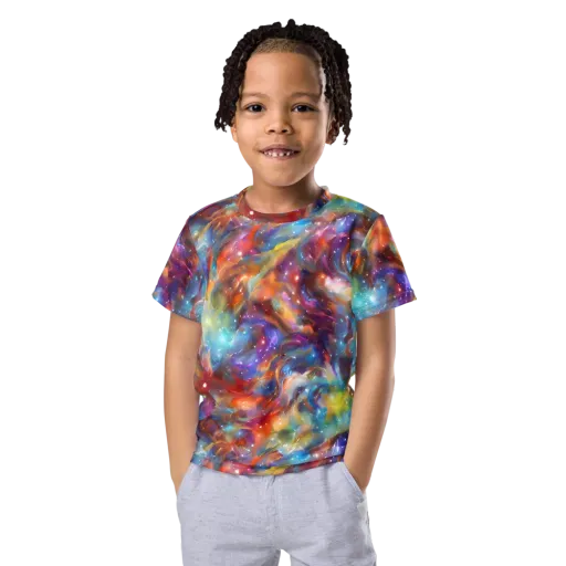 Esao's Eddies on a Kids Crew Neck T-Shirt