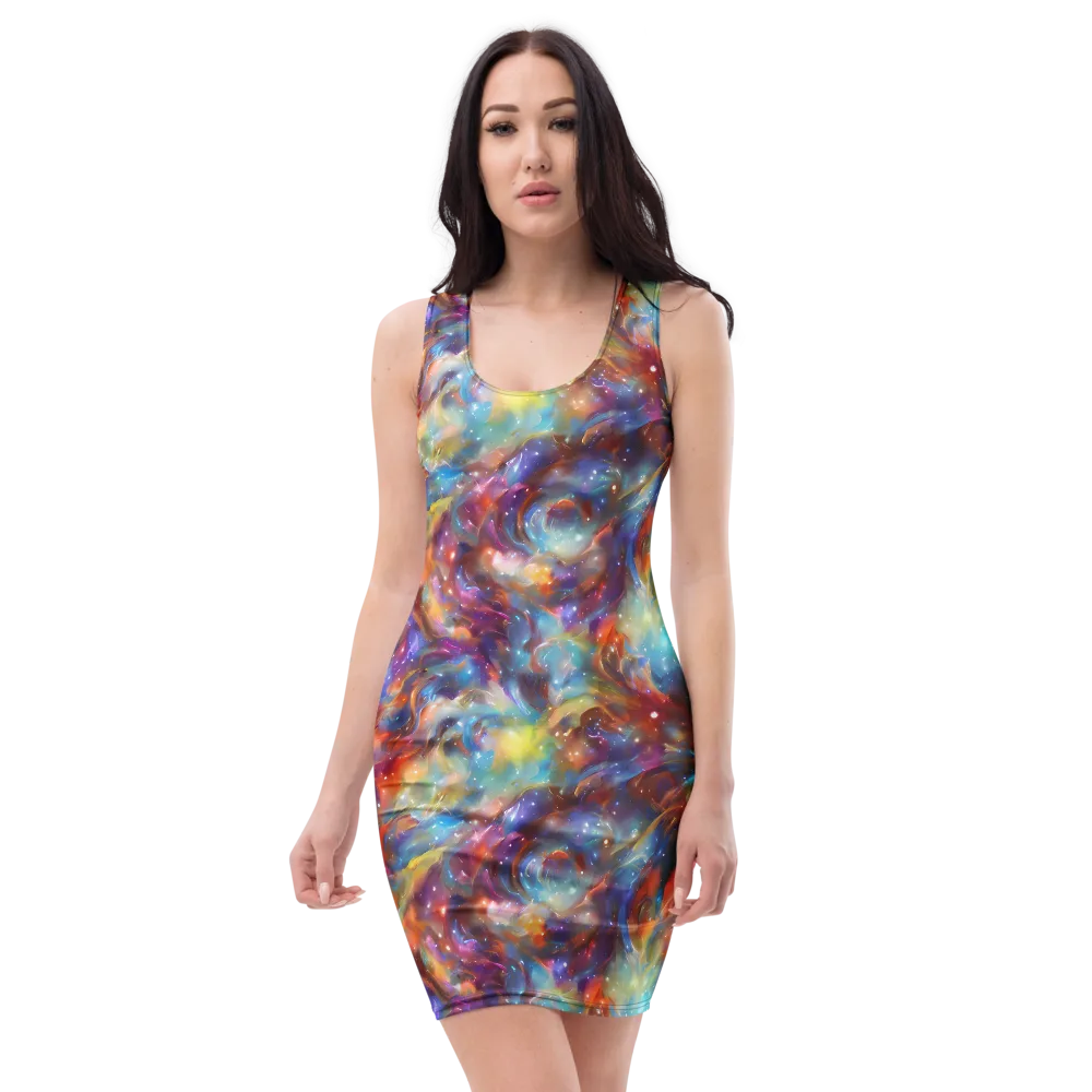 Esao's Eddies on Bodycon Dress — Front