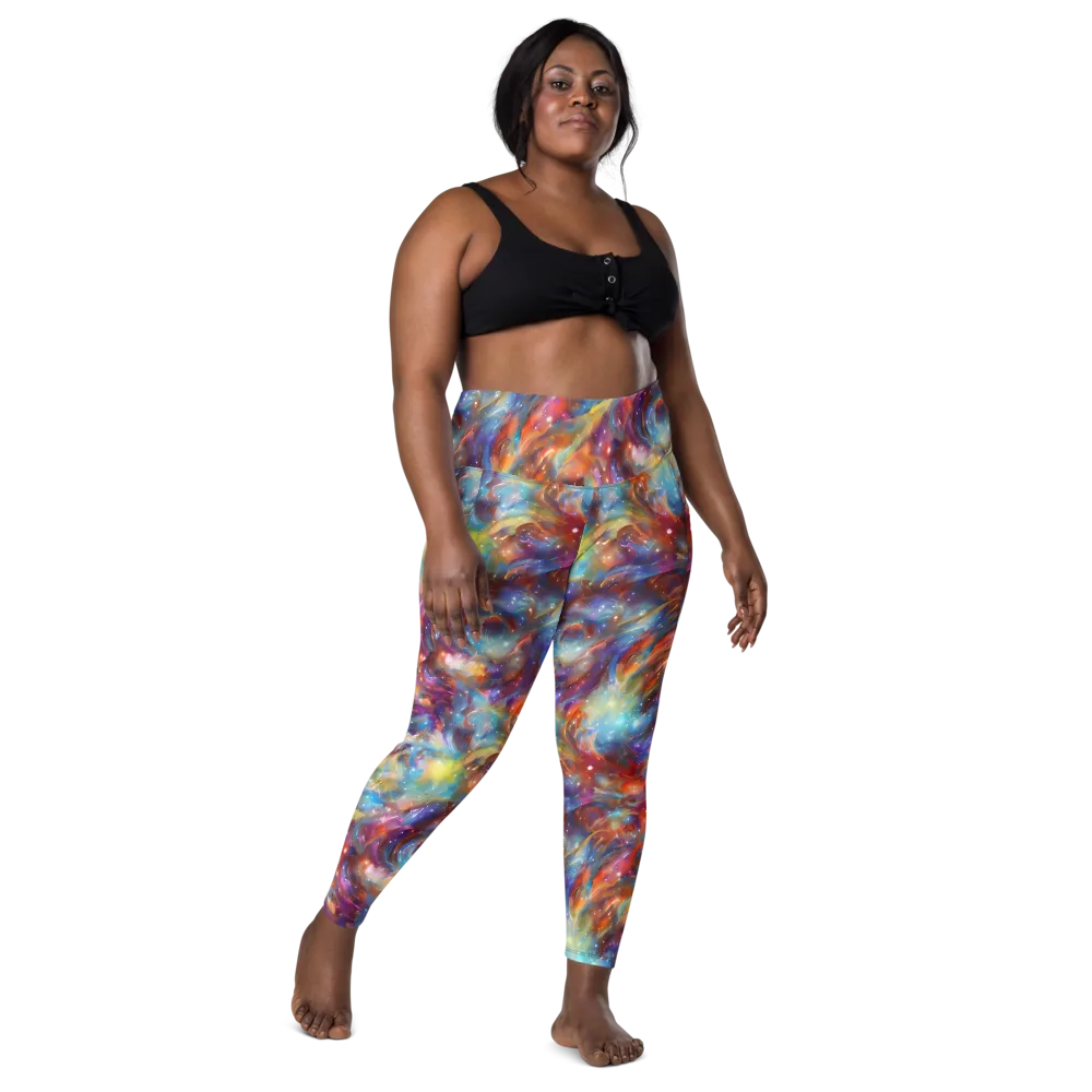 Esao's Eddies on Leggings with Pockets — Front