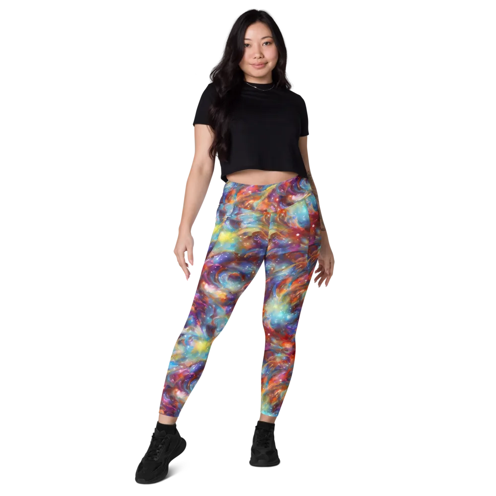 Esao's Eddies on Leggings with Pockets — Front