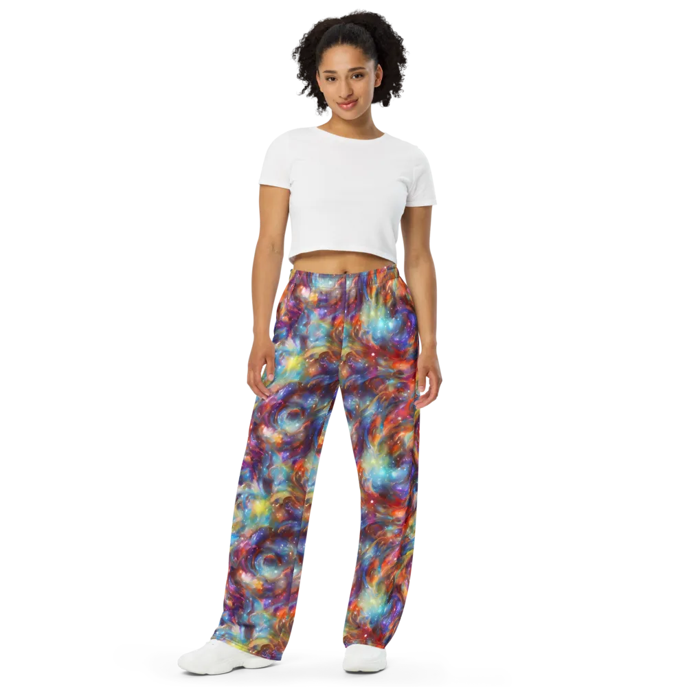 Esao's Eddies on Wide-Leg Pants — Front