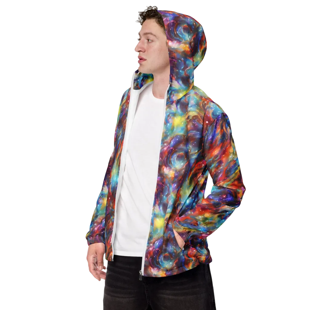 Esao's Eddies on Men's Windbreaker — Left Front